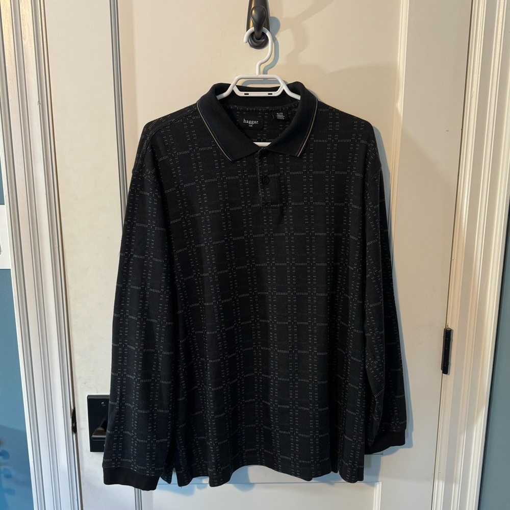 Haggar Vintage LS Polo - Size XL